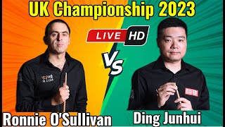 Ronnie OSullivan vs Ding Junhui UK Championship 2023 Final Live Match HD Session 1 [upl. by Beaudoin]