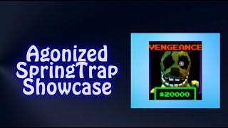 Agonized Springtrap Vengeance Showcase Fnaf TD [upl. by Atsirk]