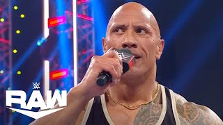 THE ROCK IS BACK Wants The Head of the Table  WWE Raw Highlights 1124  WWE on USA [upl. by Ahsenav]