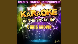 This Christmas In the Style of Chris Brown Karaoke Version [upl. by Ailssa]