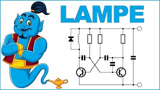 Fabriquer une lampe LED très faible consommation avec une bobine inductance transistor électronique [upl. by Loris]