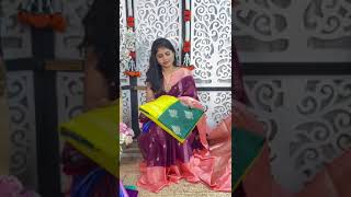 dupion pattu saree Gnapikastore new collection yt [upl. by Enytsirk758]