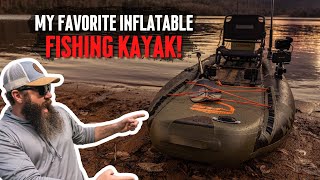 Lightest Inflatable Fishing Kayak  NRS Kuda Gear Review [upl. by Paquito18]