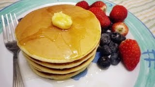 熱香餅食譜 簡單快速早餐 Pancake simple breakfast recipe  Amy kitchen [upl. by Nnateragram683]