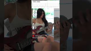 Ozzy Osbourne  Crazy Train Intro 🎸 Cover amp Tab by Larissa Liveir [upl. by Jochbed]