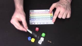 Qwixx  A Dice Cup How to play video by Steve Raine [upl. by Einej]