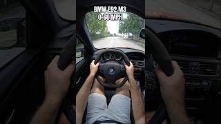 BMW E92 M3 Manual 060 launch [upl. by Moses976]