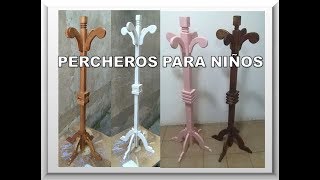 PERCHEROS PARA NIÑOS DE MADERA [upl. by Beitz]