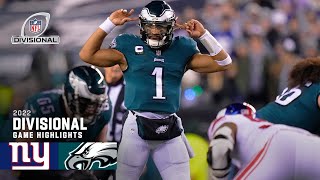 New York Giants vs Philadelphia Eagles  2023 Divisional Round Game Highlights [upl. by Lurie]