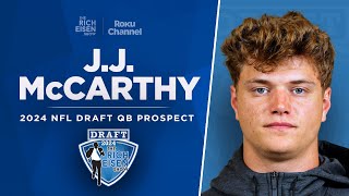 Michigan QB JJ McCarthy Talks NFL Draft Jim Harbaugh amp More with Rich Eisen  Full Interview [upl. by Eimarej]