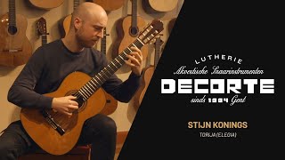 Lutherie Decorte Esteve Model Alegria cedar top lattice bracing played by Stijn Konings [upl. by Veradis587]