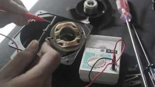 Axial Fan disassembly  how to open coil motor fan [upl. by Obla482]