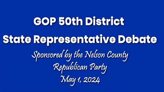 Nelson GOP 50th District House debate May 1 2024 [upl. by Cita580]