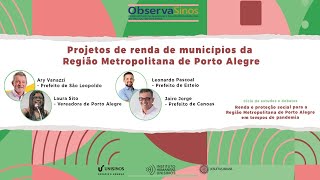 Projetos de renda de municípios da Região Metropolitana de Porto Alegre [upl. by Yenahpets549]