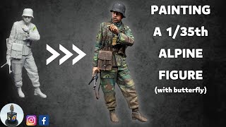 Figure Painting Tutorial 135 scale  Alpine Minatures WSS Grenadier stepbystep [upl. by Innej325]