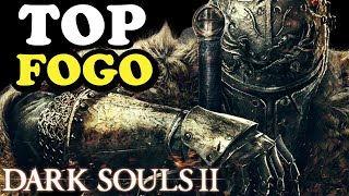 MELHORES ARMAS DE FOGO DE DARK SOULS 2  TOP PIROMANTE [upl. by Enirolf]