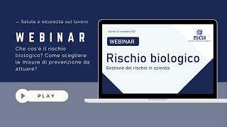 La gestione del rischio biologico in azienda [upl. by Evoy325]