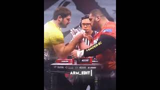 Crazy match Levan vs Laletin right hand 🥶💀 edit armwrestling армрестлинг видео врек shorts [upl. by Fayina]