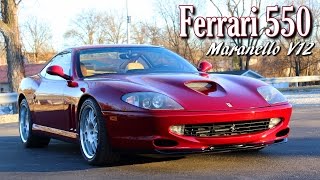 Ferrari 550 Maranello V12 Roaring Through the Country [upl. by Elleira]