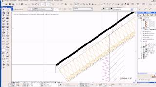 Archicad 16 Tut Dachvorsprung SOE Befehl [upl. by Collyer]