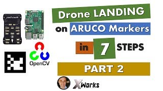 DRONE VISUAL LANDING with Aruco and OpenCv  Part 2 [upl. by Deenya]