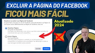 Como EXCLUIRREMOVER PÁGINA do FACEBOOK em 2024 [upl. by Bocyaj]