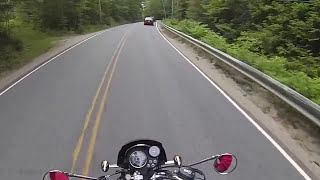 Waterford Maine Riding through on the Triumph Bonneville [upl. by Golding]