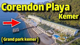 Corendon Playa Kemer HOTEL  Grand park kemer  Inside Corendon Playa Kemer Hotel Exclusive Tour [upl. by Bowden169]