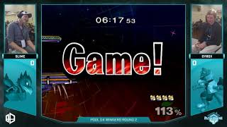 PH3  Syrox Fox vs Slime Falco  SSBM Pool D1 WR2  Smash Melee [upl. by Yorled871]