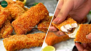 Crispy and Spicy Finger Fish Recipe  A Restaurant Style Finger Fish [upl. by Hannon]