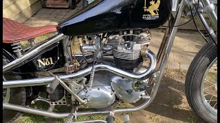 Triumph 750 twin transmission modification  Gladstone No1 [upl. by Libnah]