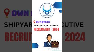 Cochin Shipyard recruitment 2024 jobs job shipyard government centralgovernment jobstelugu247 [upl. by Dieterich]