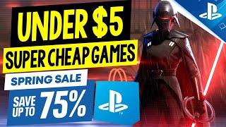 10 GREAT PSN Game Deals UNDER 5 PSN SPRING SALE 2024  SUPER CHEAP PS4PS5 Games to Buy [upl. by Anitsua]