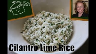 How to Make Cilantro Lime Rice in Rice Cooker  Chipotle Copy Cat recipe [upl. by Waine]