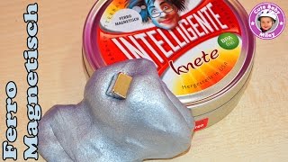 Intelligente Knete ferromagnetisch silber  die lebende Knetmasse Thinking Putty [upl. by Aniweta]