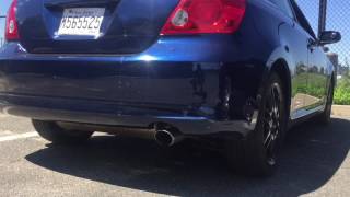 2005 Scion Tc Unbolted Muffler  Muffler Delete REVS DRIVE BYS [upl. by Motteo]