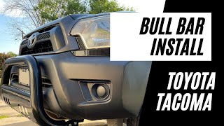 Bull Bar install for Tacoma [upl. by Retniw]