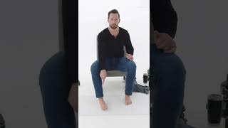 How to stretch your ankles laterally shorts [upl. by Cinemod872]