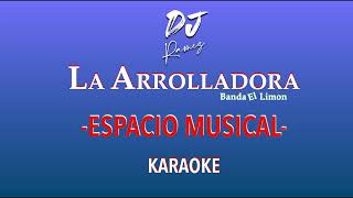 Cheque en blanco La Arrolladora karaoke [upl. by Jehu]