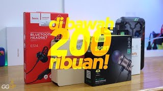 DI BAWAH 200RIBUAN Review 5 Bluetooth Earphone KEREHORE No 4 amp 5 KEREN ABIS [upl. by Moazami768]