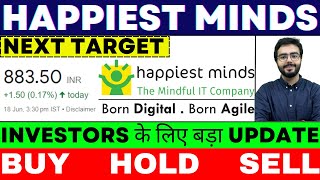 happiest minds latest news  happiest minds share  happiest minds share news  happiest minds [upl. by Ldnek]