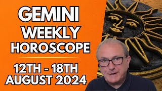 Gemini Horoscope  Weekly Astrology  12th to 18th August 2024 [upl. by Kreda]