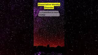 Dissociative Identity Disorder involves the presence of two or more distinct personality states [upl. by Affra]