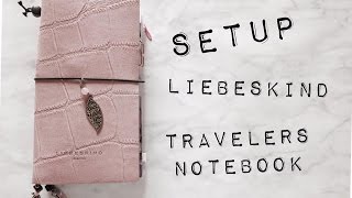 Setup Liebeskind Travelers Notebook  deutsch  filolove [upl. by Nawiat]