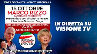 Senza sovranità non cè autonomia  Marco Rizzo Elisabetta Frezza Giovanna Giugni [upl. by Llehsyar]