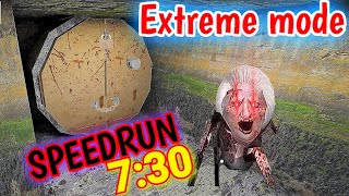 Granny 18  EXTREME MODE WORLD RECORD speedrun in 730 [upl. by Soelch]