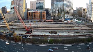 Timelapse Zuidasdok Pasen 2021 [upl. by Boardman]