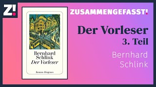 Der Vorleser Teil 3  Bernhard Schlink  Der Roman auf Deutsch Zusammengefasst [upl. by Hirza880]