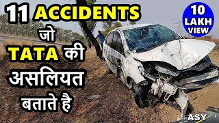 11 Accidents जो TATA की असलियत बताते है  Road accidents which proves tata cars build quality  ASY [upl. by Gio]