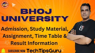 Bhoj University Admission Assignment Exam Study Material Time Table and Result Information [upl. by Areyk]